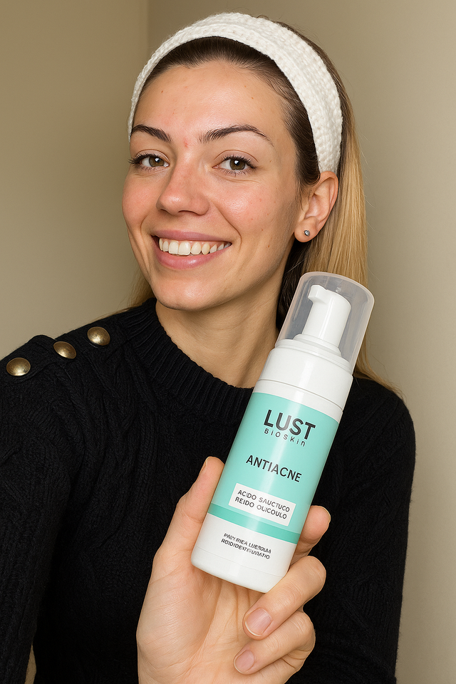 Gel antiacne con acido azelaico e mandelico